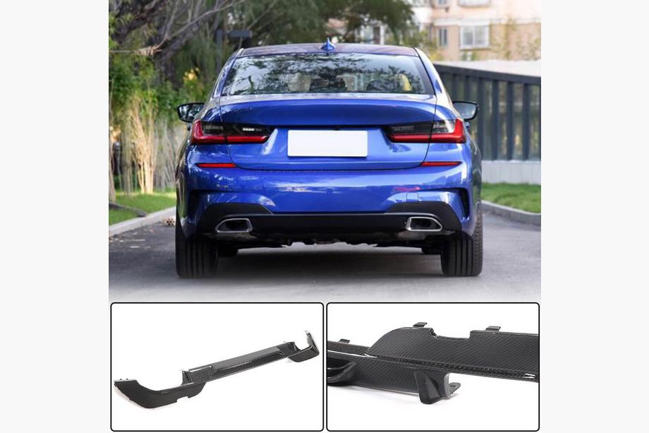 BMW 3-sarja G20/G21 2018– Takapuskurin diffuusori V1 (M-Sport 2018-2022, hiilikuitu) Image