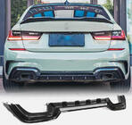BMW 3-sarja G20/G21 2018– Takapuskurin diffuusori V2 (M-Sport 2018-2022, hiilikuitu) kuva 6