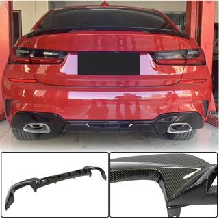 V4 takapuskurin diffuusori (M-Sport 2018-2022, hiilikuitu) BMW 3-sarja G20/G21 2018– kuva 1