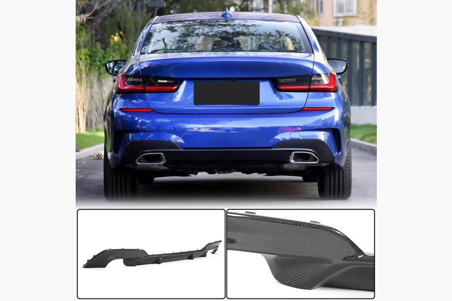 BMW 3-sarja G20/G21 2018– V5 takapuskurin diffuusori (M-Sport 2018-2022, hiilikuitu) Image