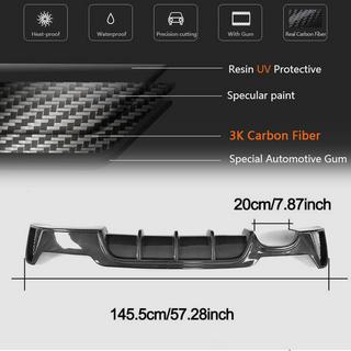 Takapuskurin diffuusori V2 (M-Sport, hiilikuitu) BMW 4-sarja F32/F33/F36 2012–2020 kuva 4