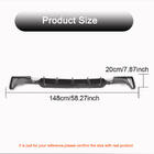 BMW 4-sarja F32/F33/F36 2012–2020 Takapuskurin diffuusori V3 (M-Sport, hiilikuitu) kuva 5