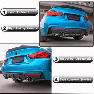 Takapuskurin diffuusori V3 (M-Sport, hiilikuitu) BMW 4-sarja F32/F33/F36 2012–2020 kuva 3