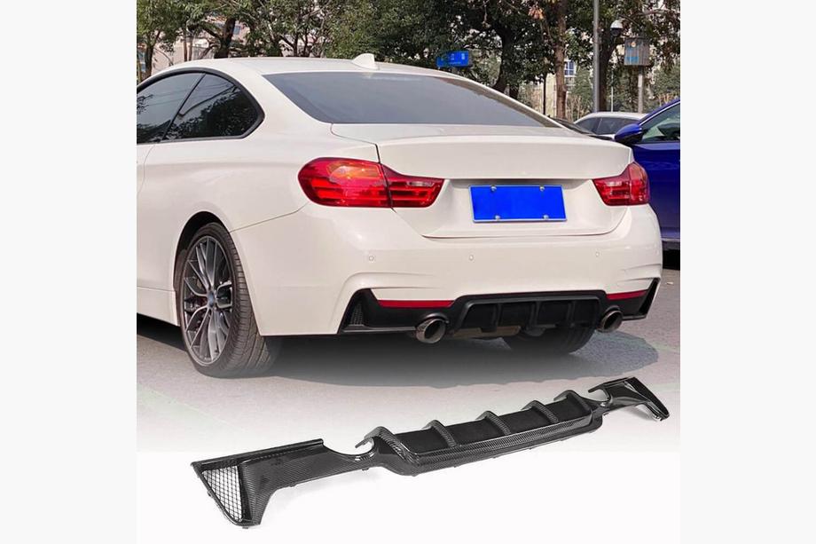 BMW 4-sarja F32/F33/F36 2012–2020 Takapuskurin diffuusori V3 (M-Sport, hiilikuitu) Image