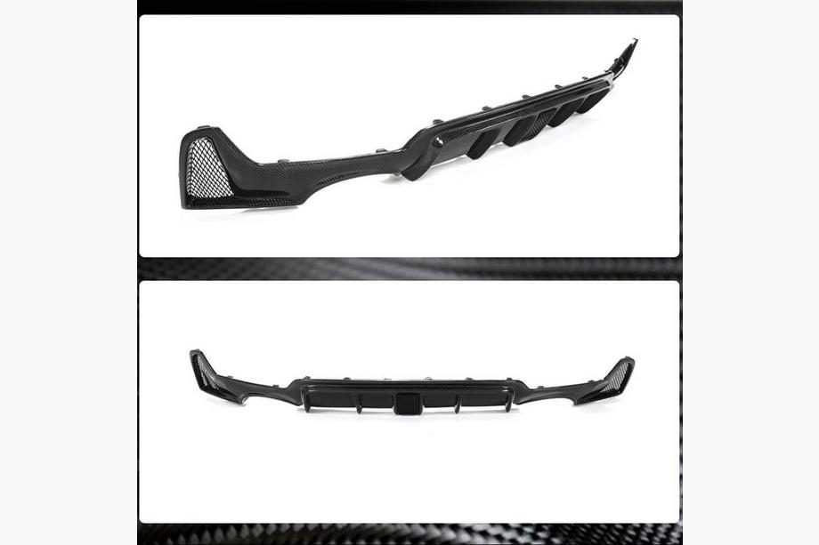 BMW 4-sarja F32/F33/F36 2012–2020 Takapuskurin diffuusori V7 (M-Sport, hiilikuitu) Kuva 3