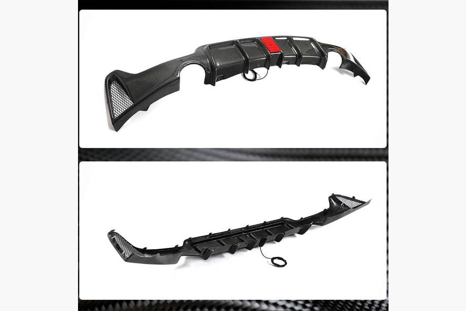 BMW 4-sarja F32/F33/F36 2012–2020 Takapuskurin diffuusori V7 (M-Sport, hiilikuitu) Kuva 8