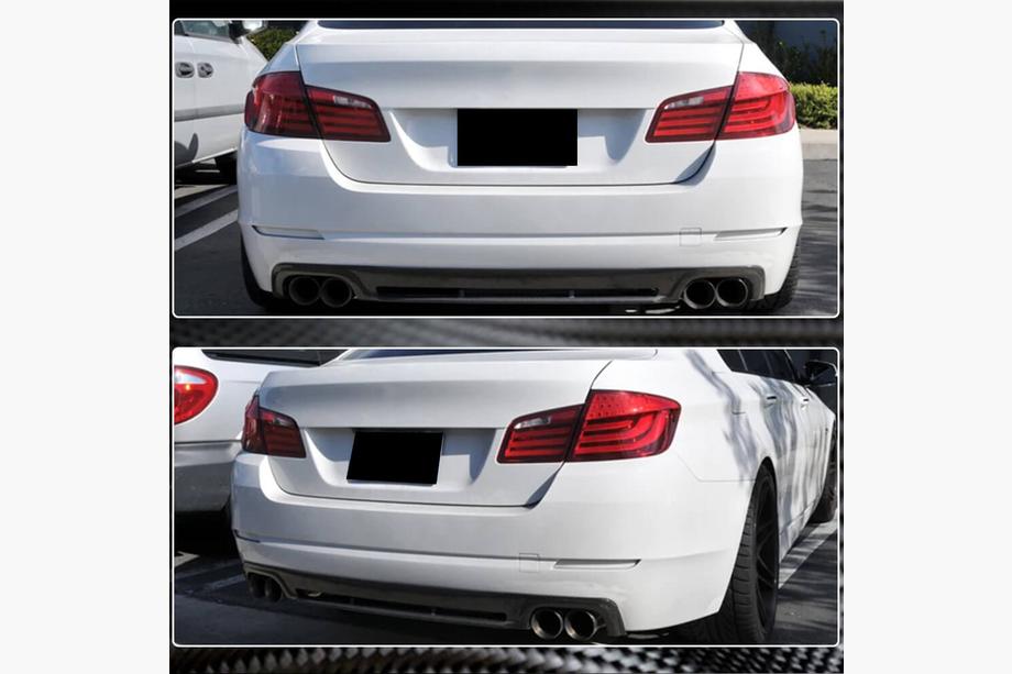 BMW 5-sarja F10/F11 2010–2016 Takapuskurin diffuusori (F10 Base 2010-2013, hiilikuitu) Kuva 3