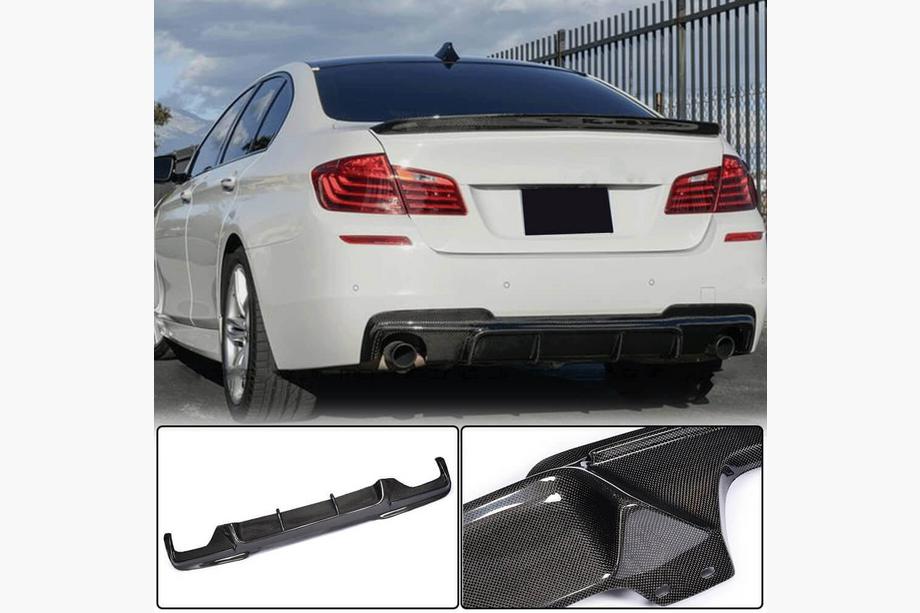 BMW 5-sarja F10/F11 2010–2016 Takapuskurin diffuusori Carbon V5 (M-Sport) Image
