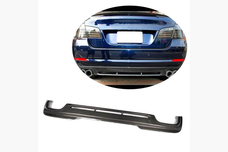 BMW 5-sarja F10/F11 2010–2016 Takapuskurin diffuusori V4 (F10 M-Sport, hiilikuitu) Image