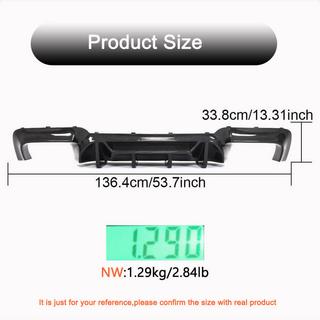 Takapuskurin diffuusori V3 (F10 M5, hiilikuitu) BMW 5-sarja F10/F11 2010–2016 kuva 4