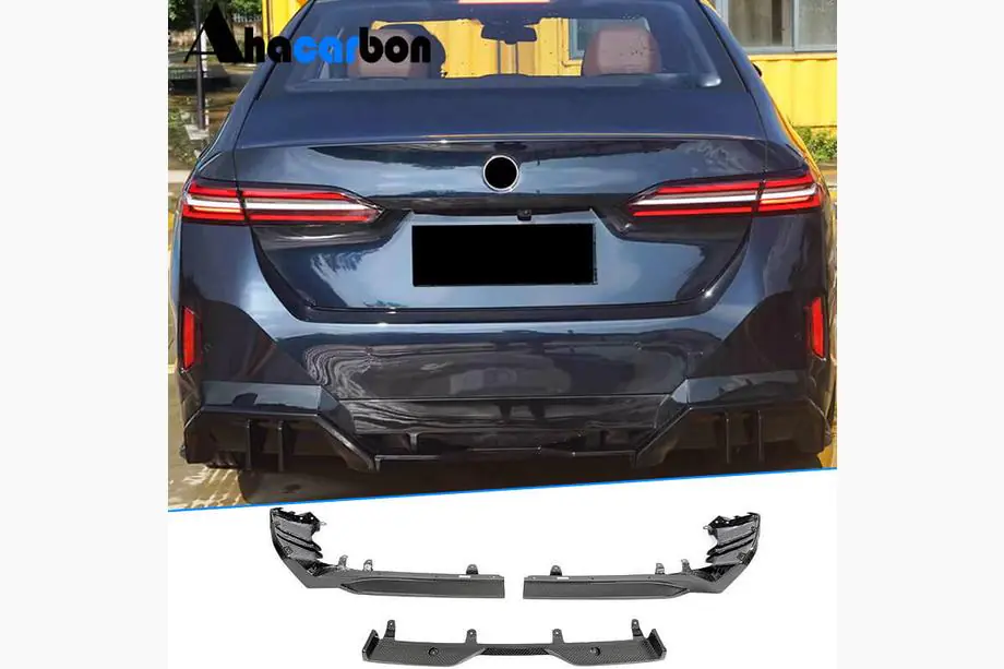 BMW 5/i5 -sarja G60/G60E/G61 2023– Takapuskurin diffuusori (M-Sport, hiilikuitu) Image