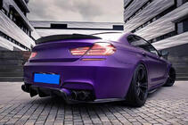 BMW 6-sarja F12/F13/F06 2011–2018 Takapuskurin diffuusori V1 (M6, hiilikuitu) kuva 12