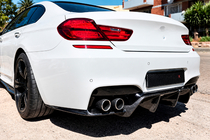 BMW 6-sarja F12/F13/F06 2011–2018 Takapuskurin diffuusori V1 (M6, hiilikuitu) kuva 1