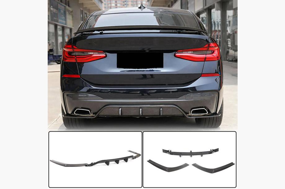 BMW 6-sarja G32 2017– Takapuskurin diffuusori V2 (M-Sport 2017-2020, hiilikuitu) Image