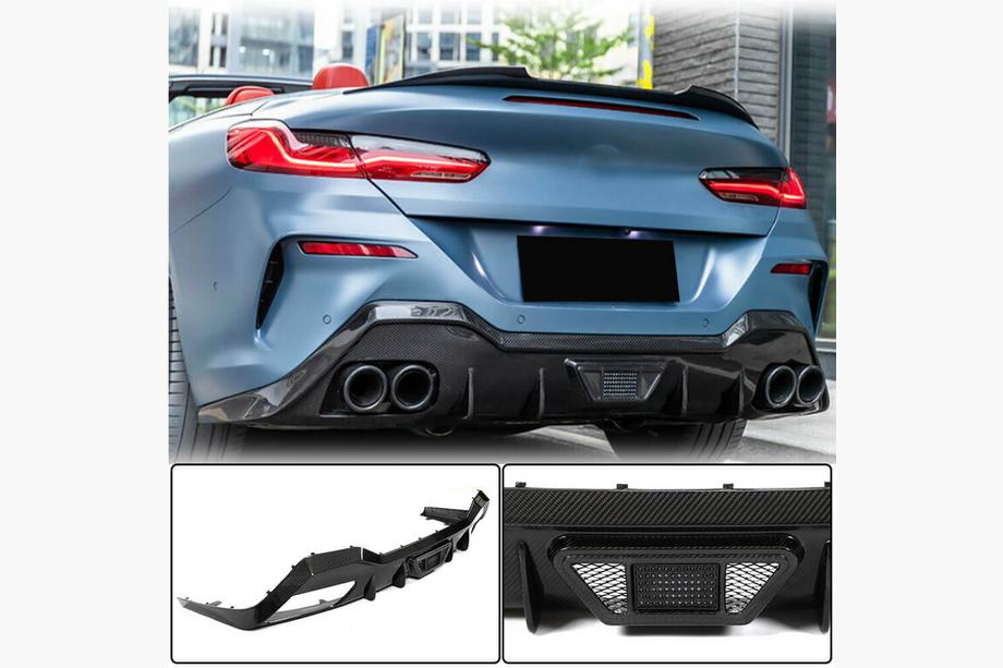 BMW 8-sarja G14/G15/G16 2018– Takapuskurin diffuusori V1 (G14/G15 M-Sport, hiilikuitu) Image