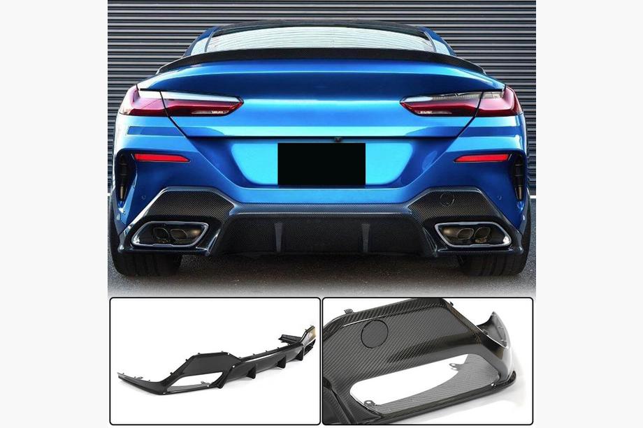 BMW 8-sarja G14/G15/G16 2018– Takapuskurin diffuusori V2 (G14/G15 M-Sport, hiilikuitu) Image