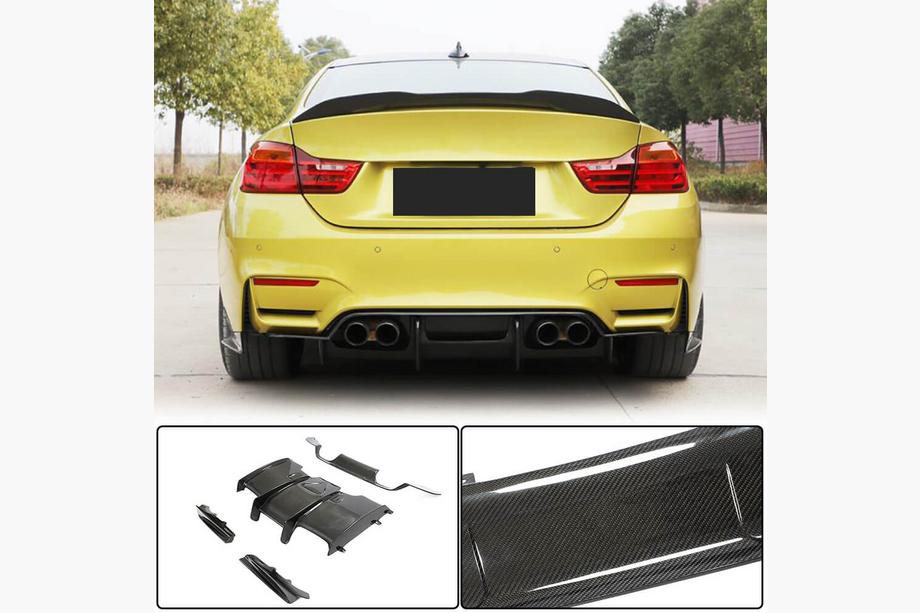 BMW 3-sarja F30/F31 2012–2019 Takapuskurin diffuusori V1 (F80, hiilikuitu) Image