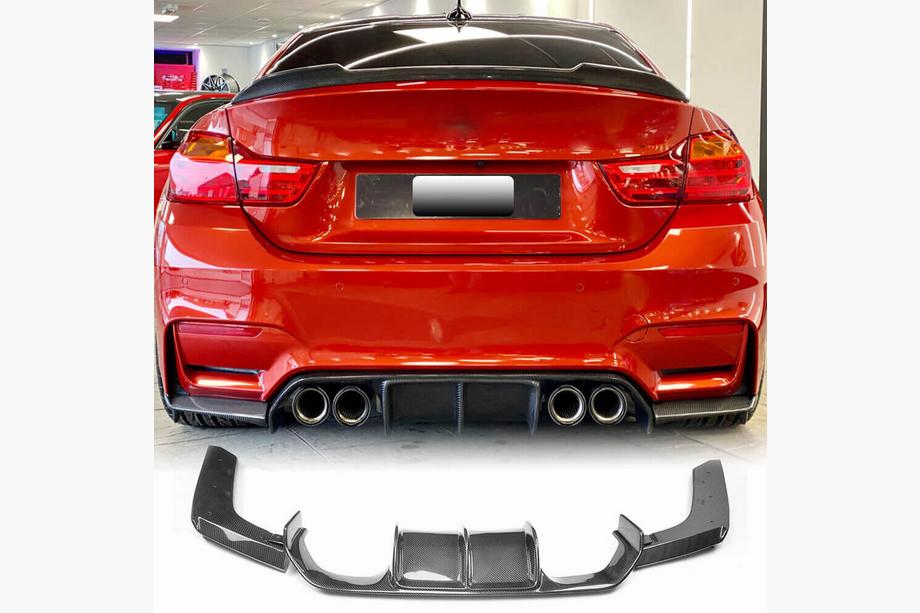 BMW 3-sarja F30/F31 2012–2019 Takapuskurin diffuusori V6 (F80, hiilikuitu) Kuva 1