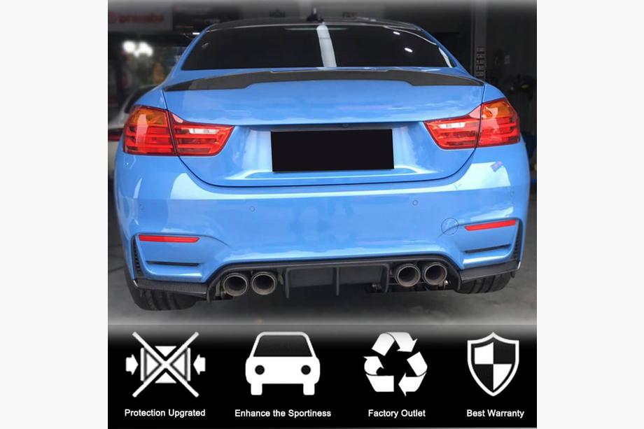 BMW 3-sarja F30/F31 2012–2019 Takapuskurin diffuusori V6 (F80, hiilikuitu) Kuva 3