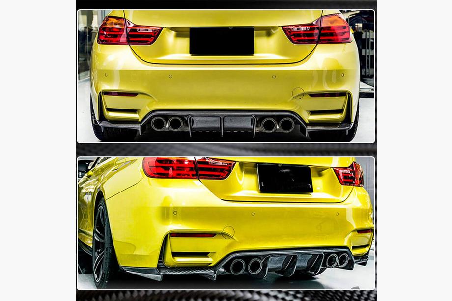 BMW 3-sarja F30/F31 2012–2019 Takapuskurin diffuusori V6 (F80, hiilikuitu) Kuva 5