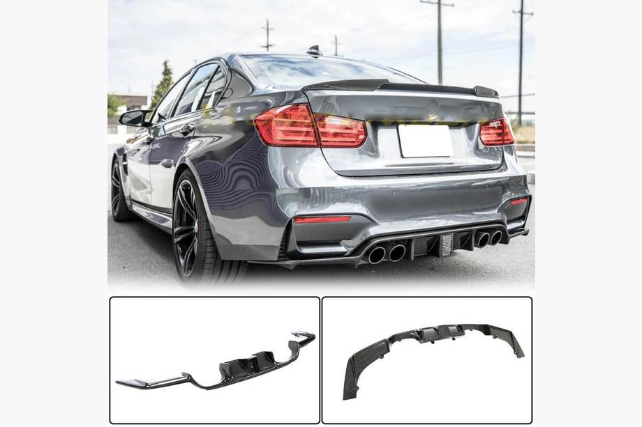 BMW 3-sarja F30/F31 2012–2019 Takapuskurin diffuusori V13 (F80, hiilikuitu) Kuva 1