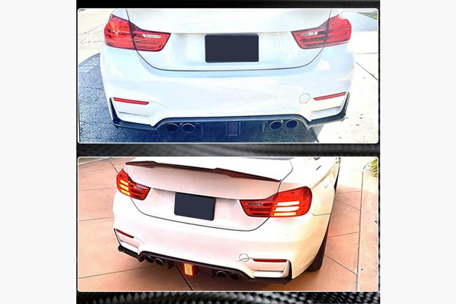 BMW 3-sarja F30/F31 2012–2019 Takapuskurin diffuusori V13 (F80, hiilikuitu) Kuva 3