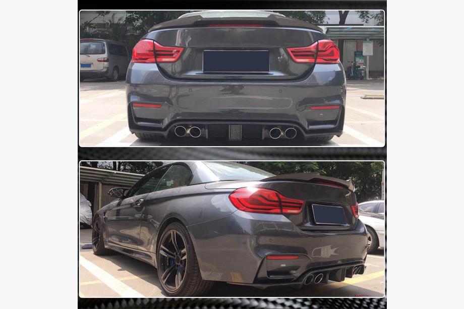 BMW 3-sarja F30/F31 2012–2019 Takapuskurin diffuusori V13 (F80, hiilikuitu) Kuva 4