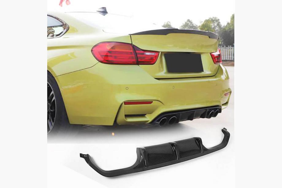 BMW 4-sarja F32/F33/F36 2012–2020 Takapuskurin diffuusori FRP V15 (F82/F83) Image