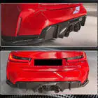 BMW 4-sarja G22/23/26 2020– Takapuskurin diffuusori V2 (G82/G83, hiilikuitu) kuva 4