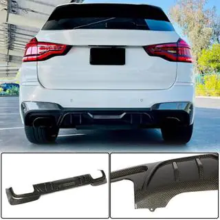 Takapuskurin diffuusori (alkuperäiseen M-Sport 2018-2021, hiilikuitu) kuva 1