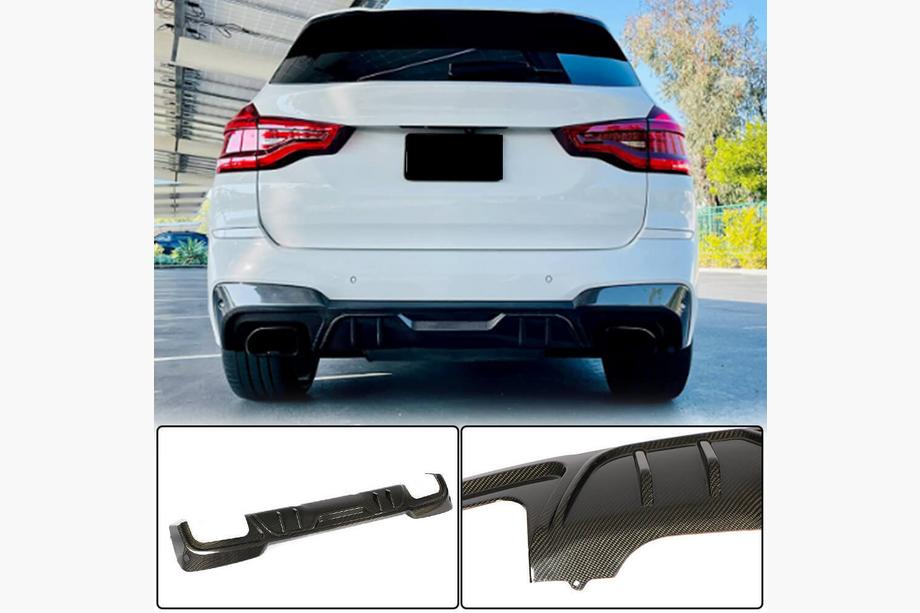 BMW X3 G01 2018– Takapuskurin diffuusori (alkuperäiseen M-Sport 2018-2021, hiilikuitu) Image