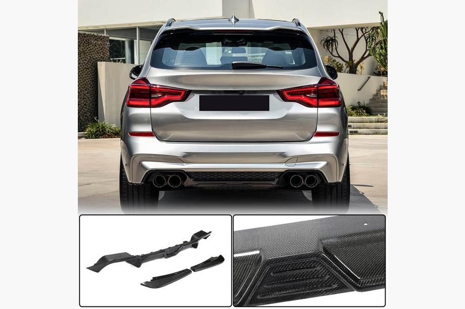 BMW X3 G01 2018– Takapuskurin diffuusori V2 (F97 2018-2021, hiilikuitu) Image