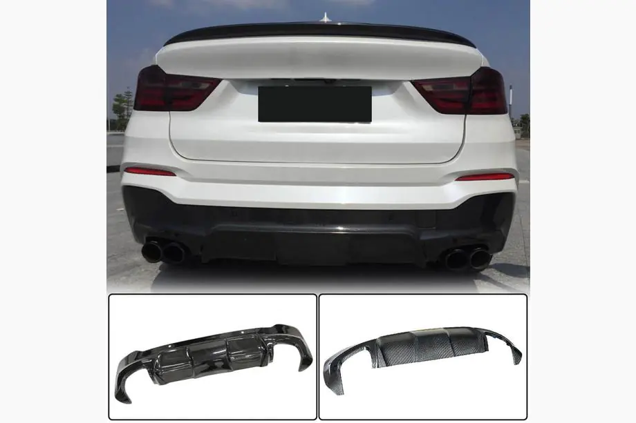 BMW X4 F26 2014–2018 Takapuskurin diffuusori (M-Sport, hiilikuitu) Image