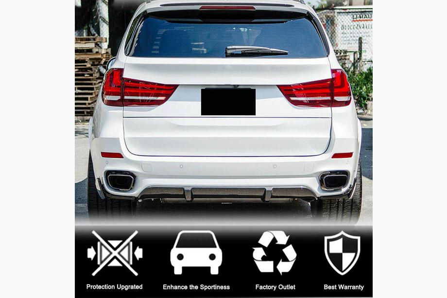 BMW X5 F15 2013–2018 Takapuskurin diffuusori V1 (M-Sport, hiilikuitu) Kuva 4