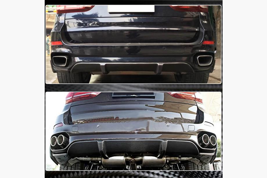 BMW X5 F15 2013–2018 Takapuskurin diffuusori V3 (M-Sport, hiilikuitu) Kuva 5