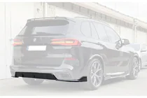 BMW X5 G05 2019–2026 Takapuskurin diffuusori V2 (2018-2022, kiiltävä musta) kuva 1