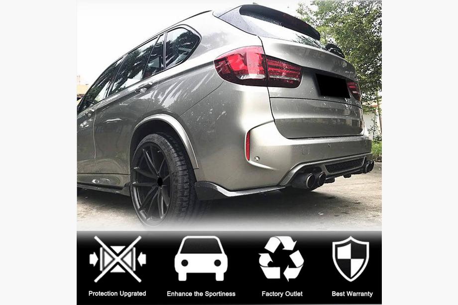 BMW X6 F16 2014–2019 Takapuskurin diffuusori V1 (F86, hiilikuitu) Kuva 2