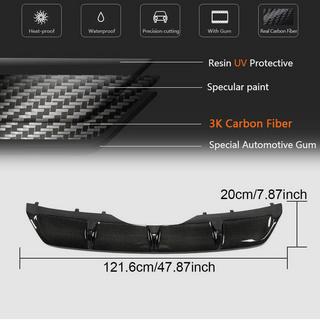 Takapuskurin diffuusori V1 (Base, hiilikuitu) BMW X6 F16 2014–2019 kuva 4