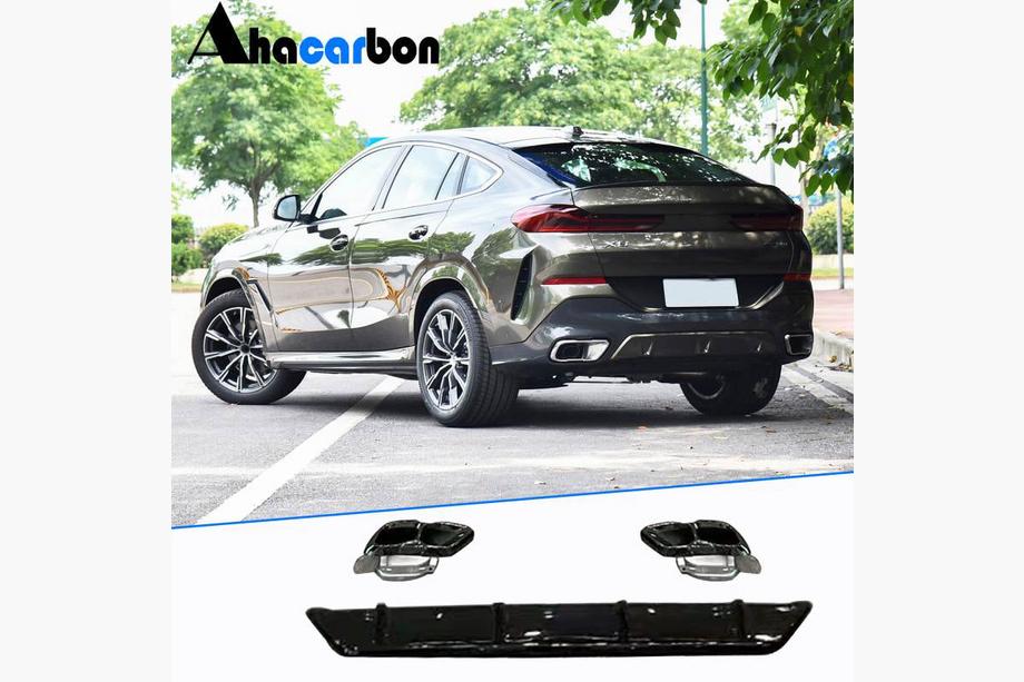 BMW X6 G06 2019–2027 ABS-takapuskurin diffuusori (M-Sport, 2023+) Image
