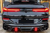BMW X6 G06 2019–2027 Takapuskurin diffuusori (M-Sport, 2018-2022, hiilikuitu) kuva 1