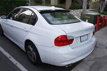 BMW 3-sarja E90/E91 2005–2011 Takaluukun spoileri V1 (E90, hiilikuitu) kuva 3