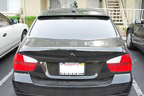 BMW 3-sarja E90/E91 2005–2011 Takaluukun spoileri V1 (E90, hiilikuitu) kuva 4