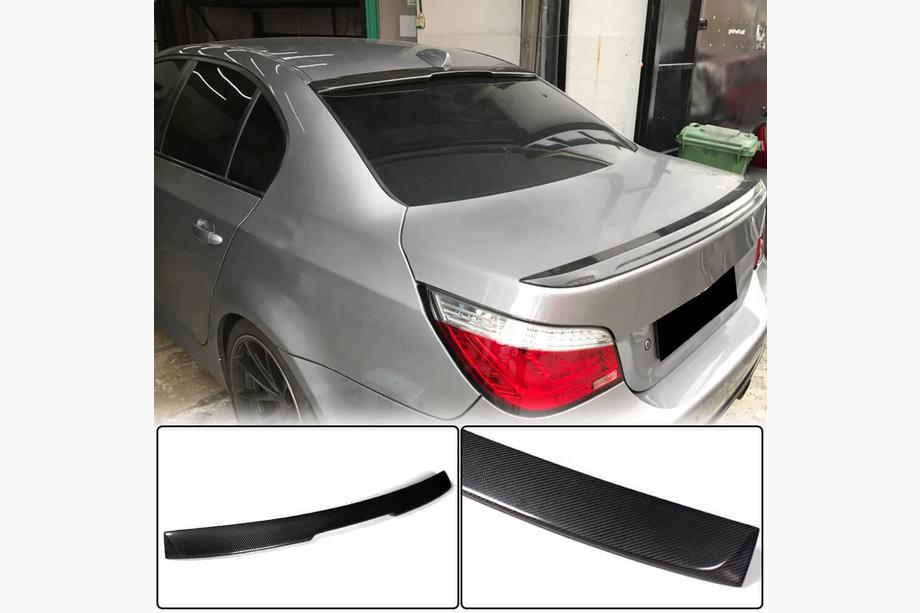 BMW 5-sarja E60/E61 2003–2010 Takalasin spoileri (sedan, hiilikuitu) Image