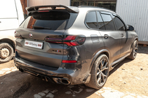 BMW X5 G05 2019–2026 Takalasin spoileri V3 (Aitoa hiilikuitua) kuva 9