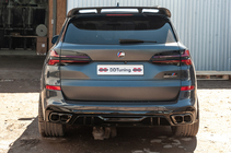 BMW X5 G05 2019–2026 Takalasin spoileri V3 (Aitoa hiilikuitua) kuva 12