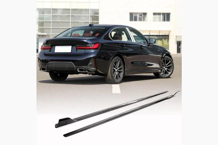 BMW 3-sarja G20/G21 2018– Helmalistojen jatkeet V1 (G20 M-Sport, hiilikuitu) Kuva 1