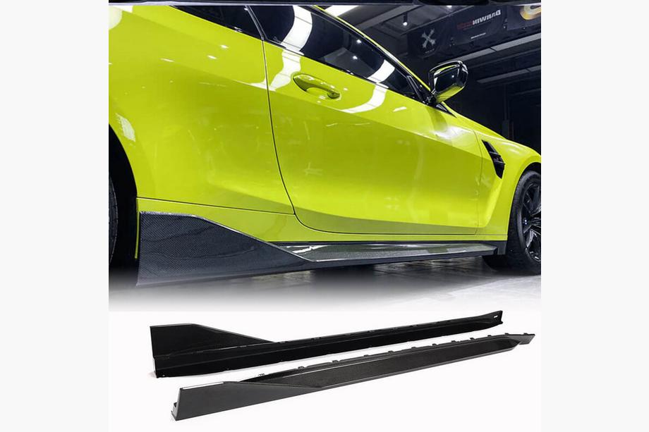 BMW 4-sarja G22/23/26 2020– Sivukynnyslistat V1 (G82/G83, hiilikuitu) Image