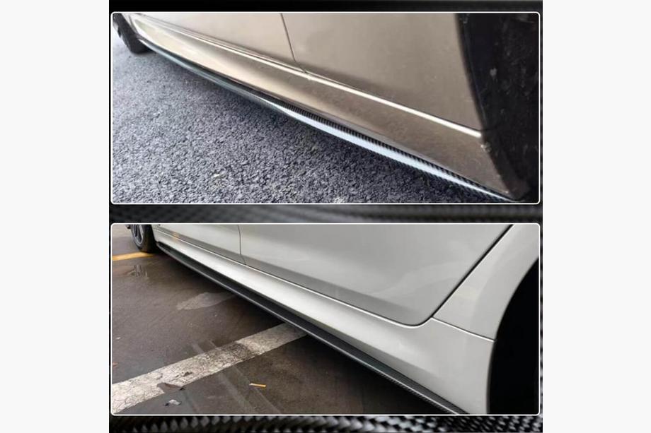 BMW 5-sarja F10/F11 2010–2016 Helmalevikkeet (M-Sport/M5-helmoihin, hiilikuitu) Kuva 4