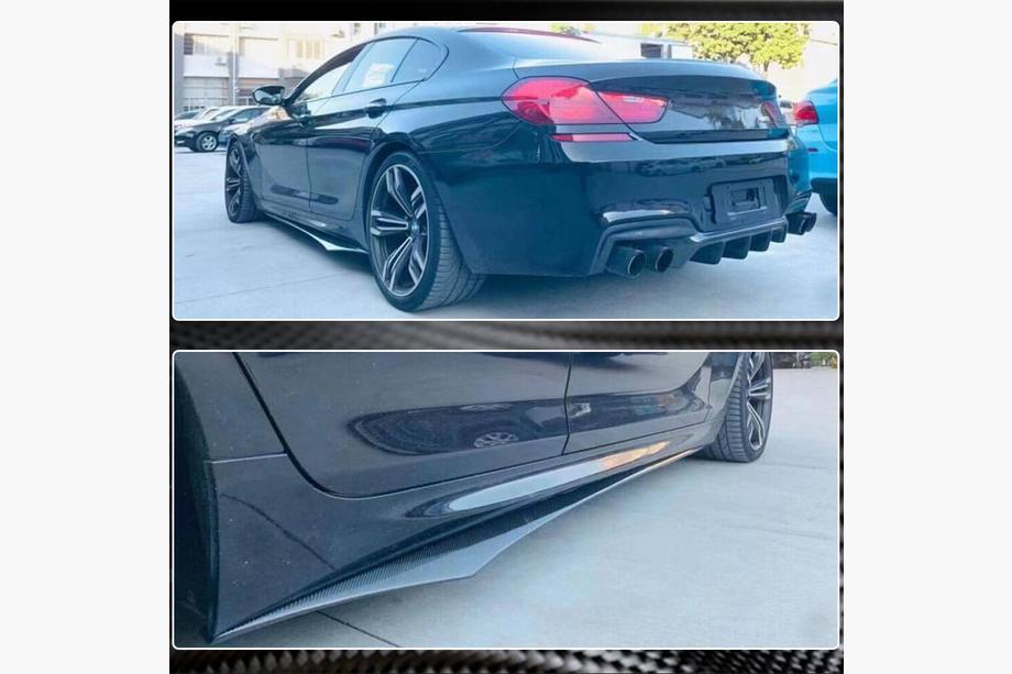 BMW 6-sarja F12/F13/F06 2011–2018 Helmalevikkeet V1 (F06 M-Sport, hiilikuitu) Kuva 6
