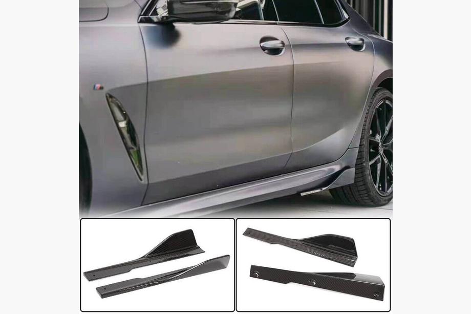 BMW 8-sarja G14/G15/G16 2018– Helmalevikkeet V2 (G16 M-Sport/F93 M8, hiilikuitu) Kuva 1